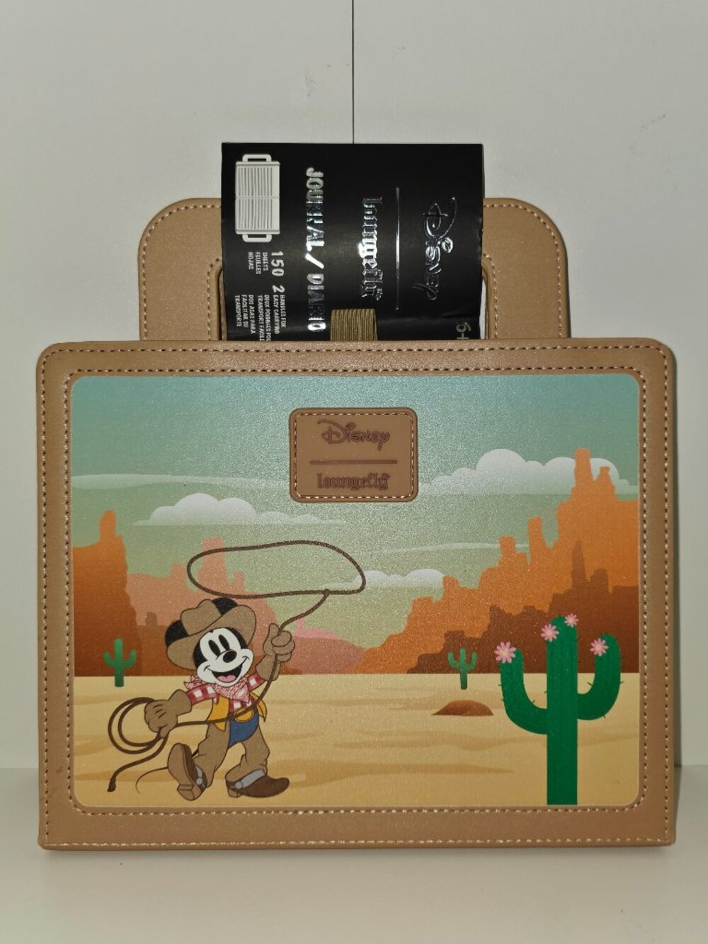 Disney Loungefly Western Mickey & Minnie Stationary Notebook Journal